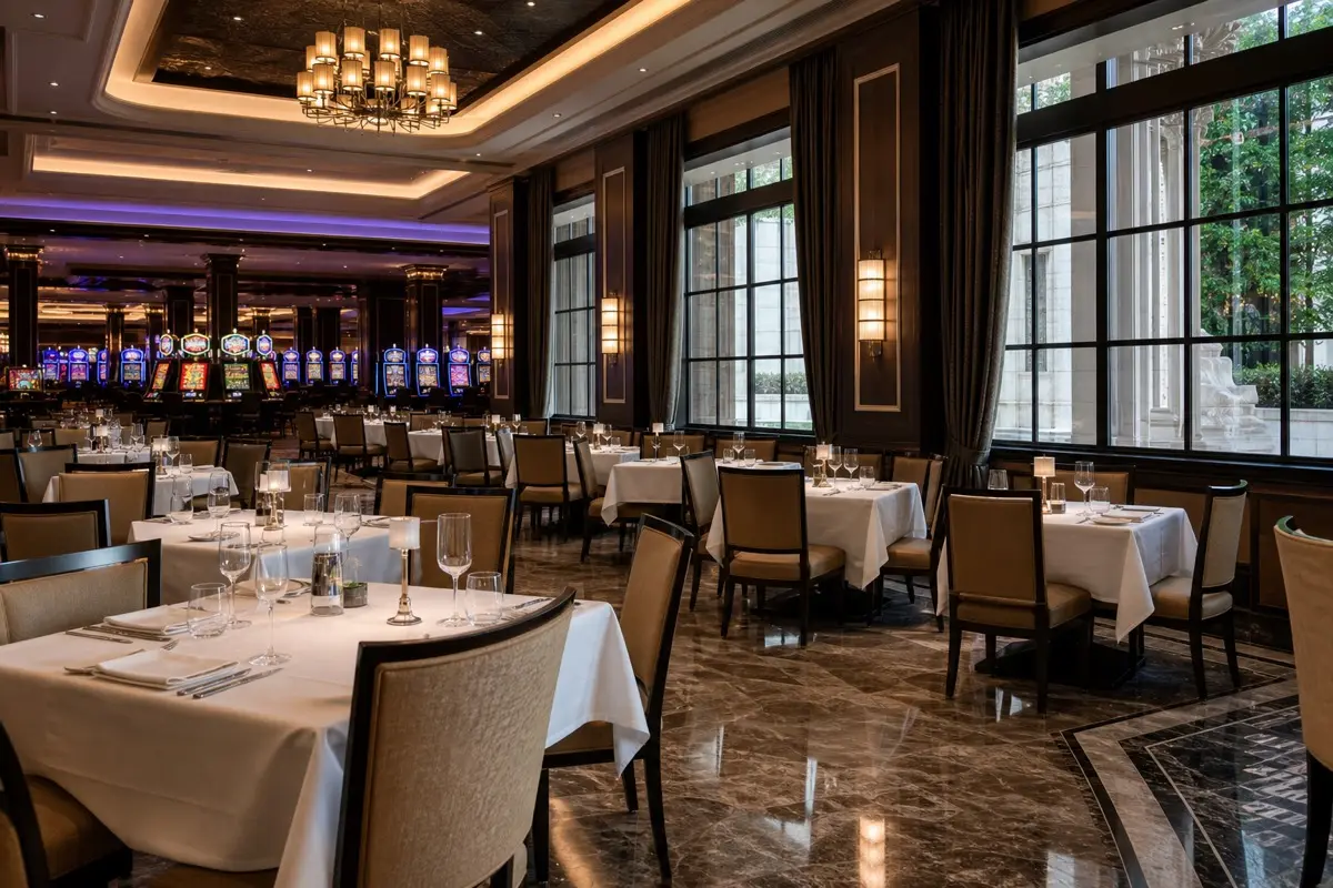 Restauracja przy salonie gier Nova Sentinel